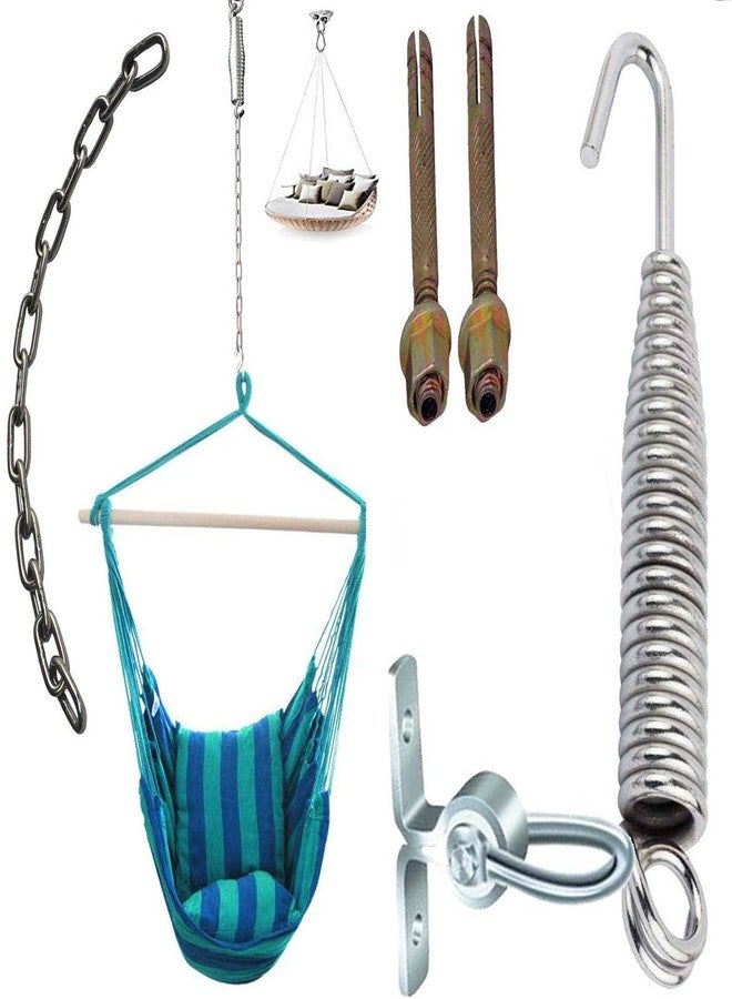 DIY Crafts Design No # 2, With Fastener, Ultimate Hammocks Hanging Kit Hammock Indoor Outdoor Hammocks Chair Spring Swivel Hook Hanging Kit - Heavy Duty St (Design No # 2, With Fastener) - Image 3
